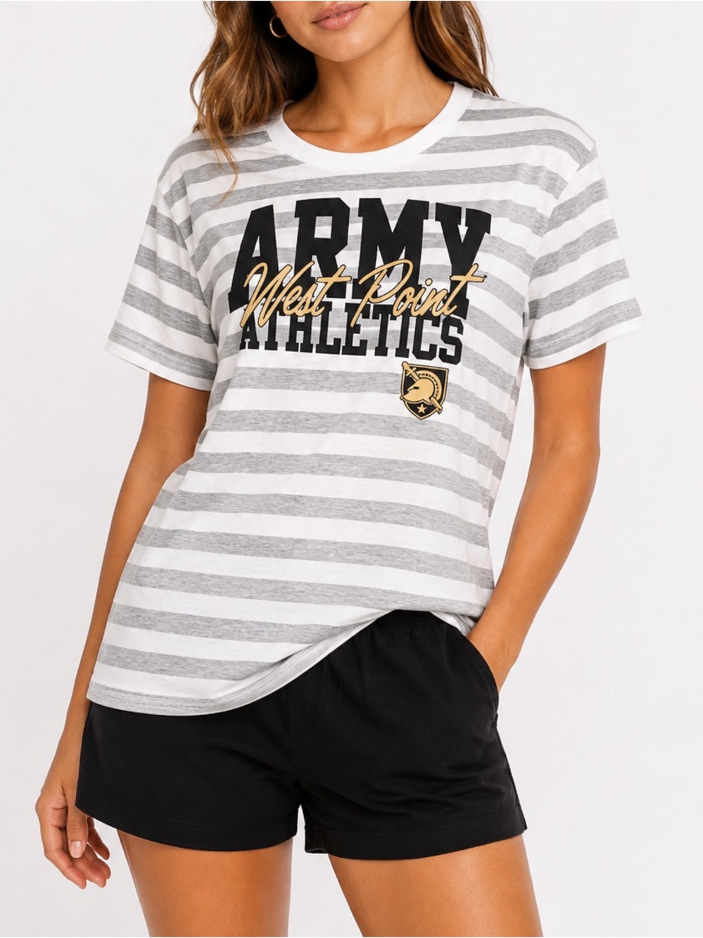 OVD NCAA Varsity Army Striped T Shirt